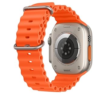 Apple Watch オーシャンバンド オレンジ Amazon.com: Apple Watch Band - Ocean Band (49mm) - Orange